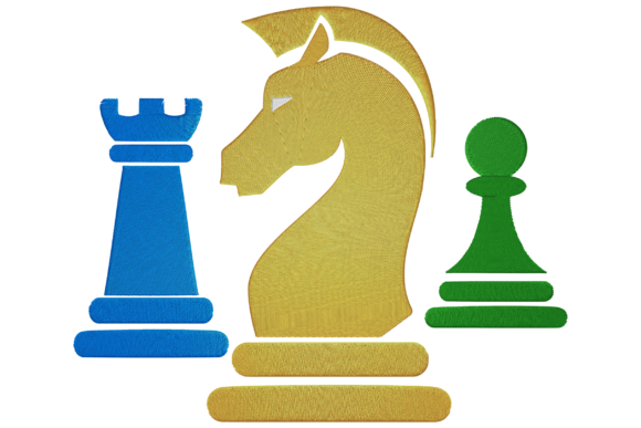 Chess Pieces Embroidery Review for Boutique Apparel