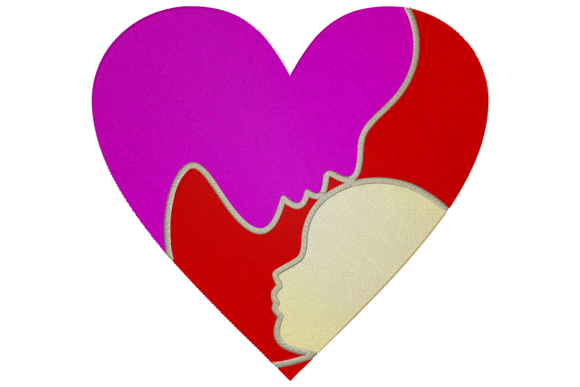 Heart Mother and Baby: A Holiday Embroidery Review