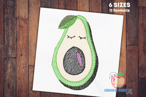 Review: Funny Cartoon Avocado Fruits for Holiday Stitching