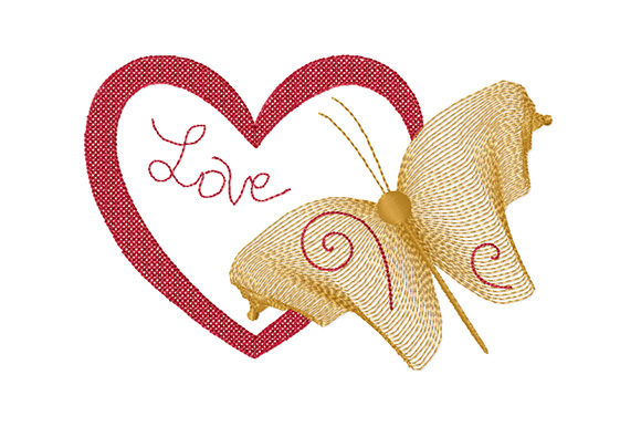 Review: Heart, Butterfly, Love for Valentine’s Embroidery